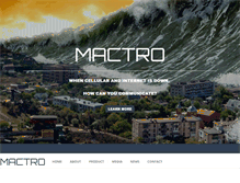 Tablet Screenshot of mactro.com